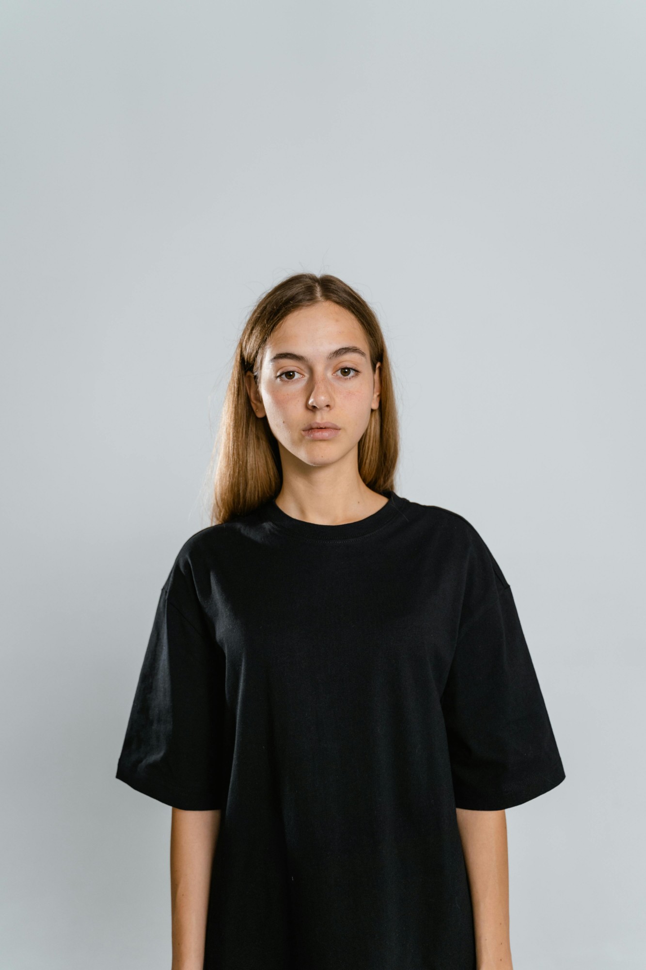 YS Blanks heavyweight boxy tee in black